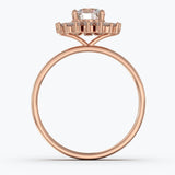 The Bloom Round Brilliant - Rose Gold / 0.5 ct - Evermore Diamonds