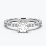 The Bridge Round Brilliant - White Gold / 0.5 ct - Evermore Diamonds