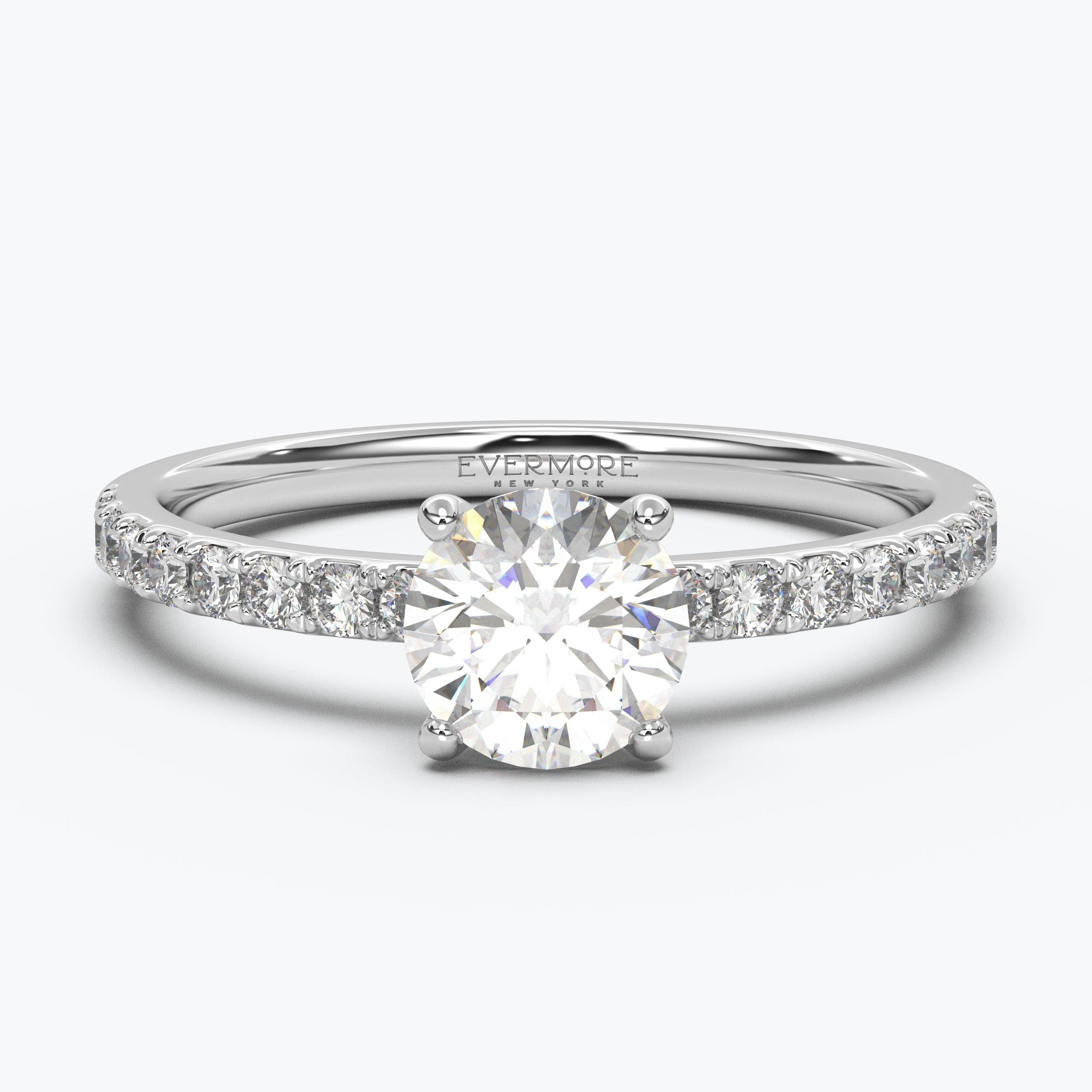 The Bridge Round Brilliant - White Gold / 0.5 ct - Evermore Diamonds