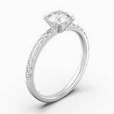 The Bridge Round Brilliant - White Gold / 0.5 ct - Evermore Diamonds