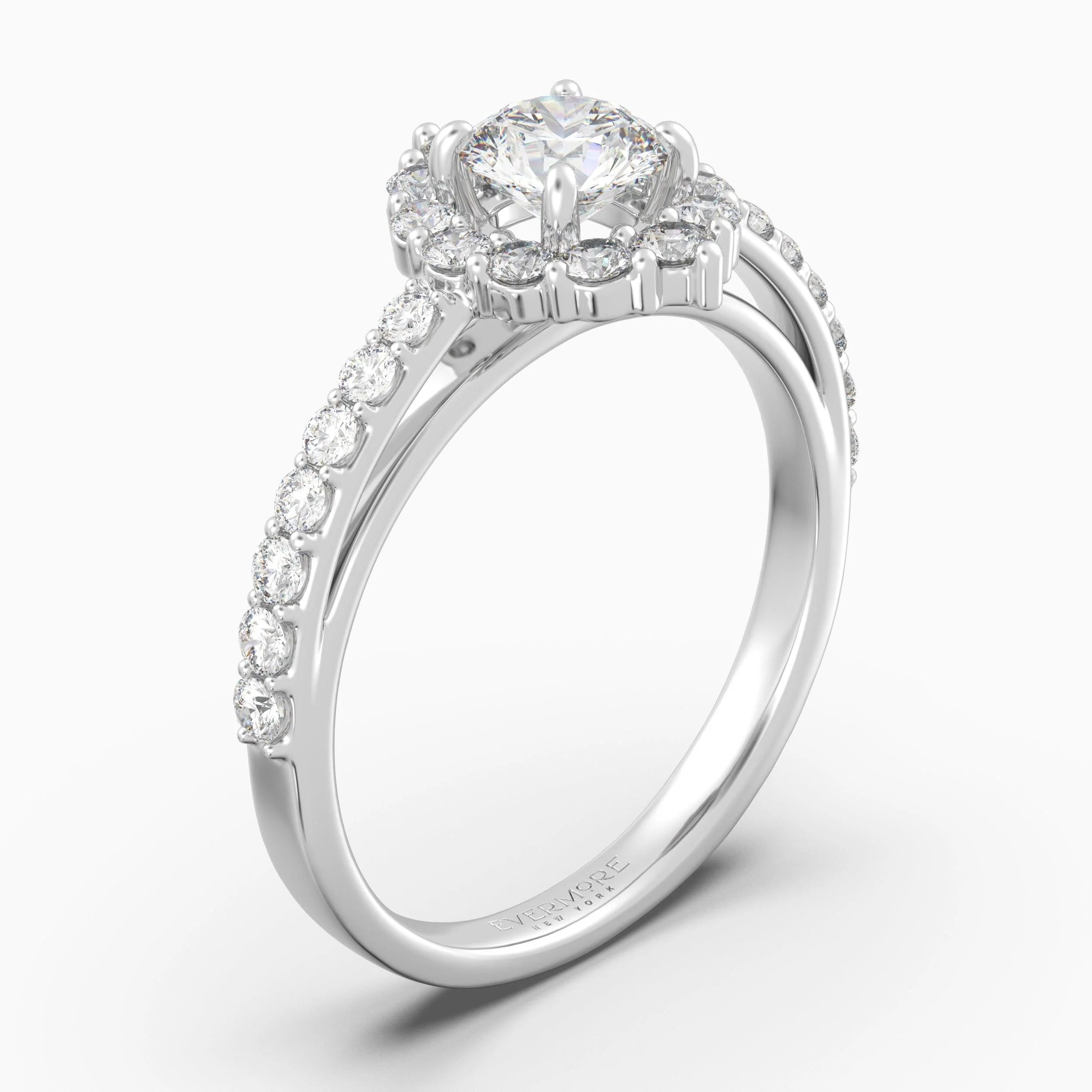 The Cupcake Round Brilliant Halo