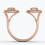 The Dos Round Brilliant - Rose Gold / 0.5 ct - Evermore Diamonds