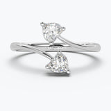 The Emote Heart Cut - White Gold / 0.5 ct - Evermore Diamonds