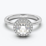 The Fabled Round Brilliant Halo - White Gold / 0.5 ct - Evermore Diamonds