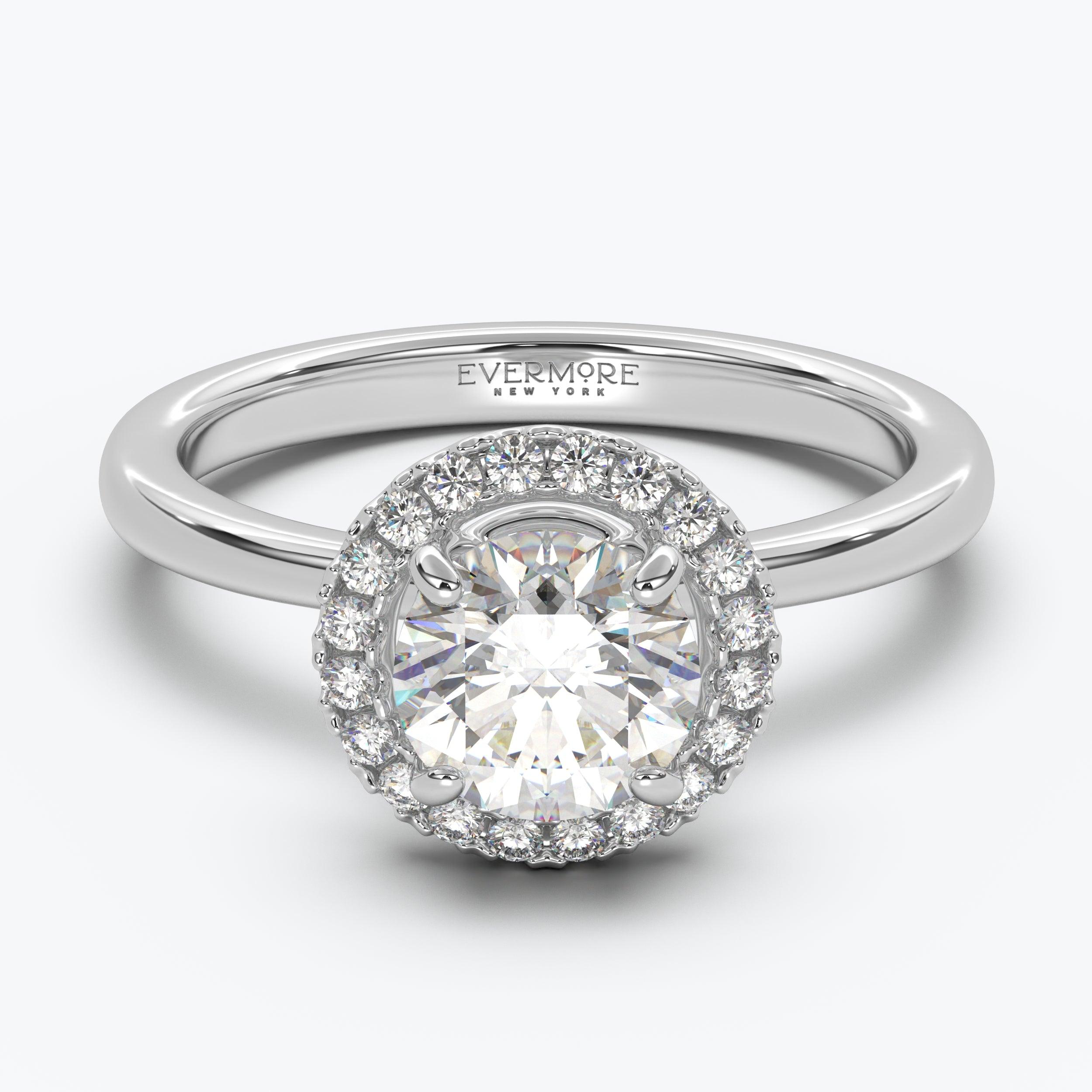 The Fabled Round Brilliant Halo - White Gold / 0.5 ct - Evermore Diamonds