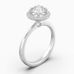 The Fabled Round Brilliant Halo - White Gold / 0.5 ct - Evermore Diamonds