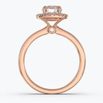 The Fabled Round Brilliant Halo - Rose Gold / 0.5 ct - Evermore Diamonds