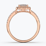 The Gabriel Heart Cut Halo - Rose Gold / 0.5 ct - Evermore Diamonds