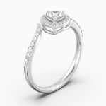 The Scut Heart Cut - White Gold / 0.5 ct - Evermore Diamonds