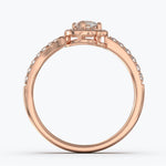 The Scut Heart Cut - Rose Gold / 0.5 ct - Evermore Diamonds