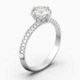 The Sharp Round Brilliant - White Gold / 0.5 ct - Evermore Diamonds