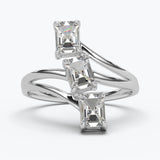 The Triune Emerald Cut Ring